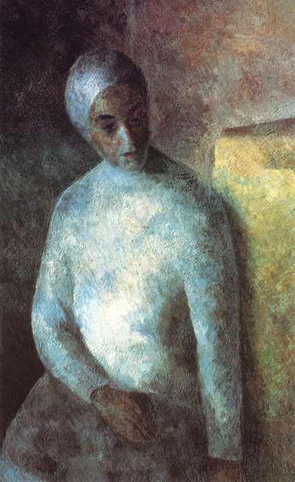 Женщина в белой повязке, 1923 (428x700, 82Kb)