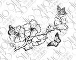  cherry blossom and butterflies image 4 store (700x550, 231Kb)