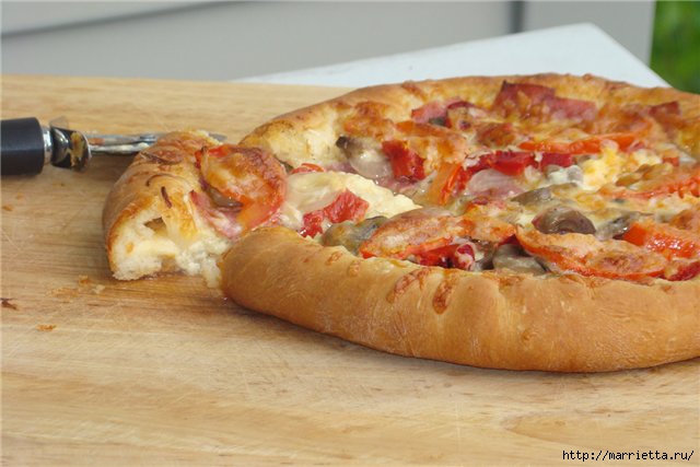 Вкуснейшая пицца на белом соусе (3) (640x427, 126Kb)