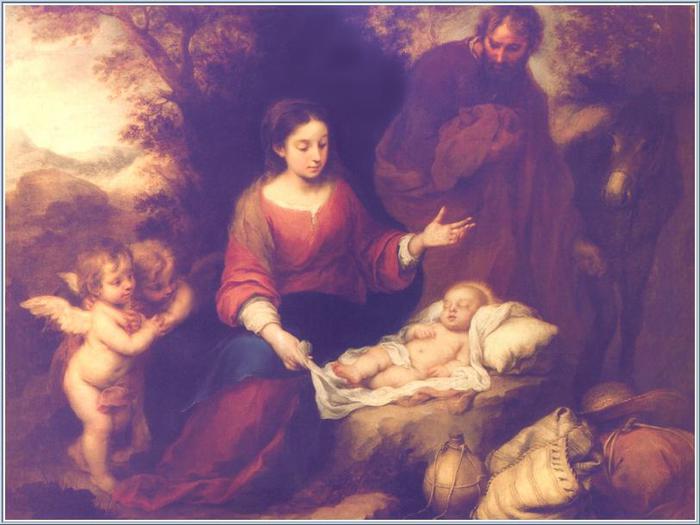 Для декупажа. Изображения Девы Марии с сыном Иисусом (14) (700x525, 46Kb)
