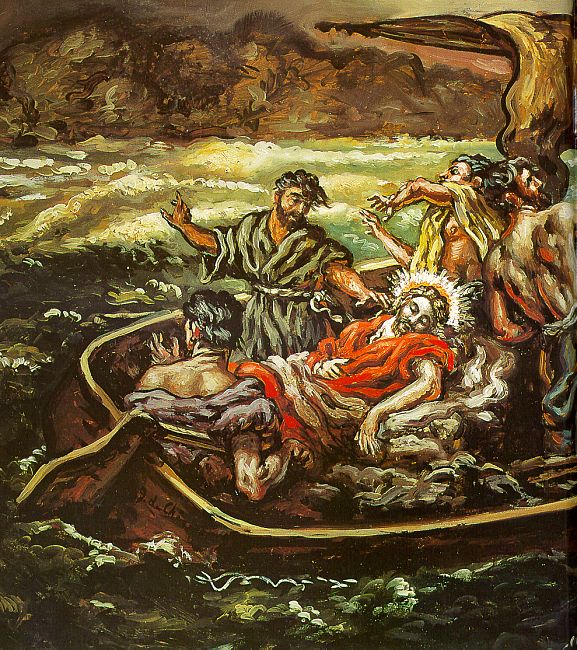 Христос и буря, 1914   (577x650, 143Kb)
