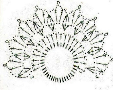 Вязание крючком. Салфетки (23) (396x314, 76Kb)
