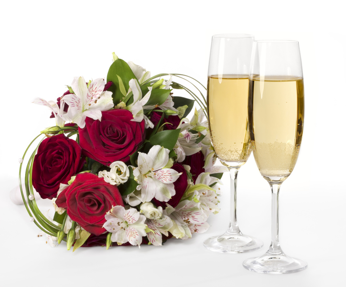 Натюрморт цветок и бокал для моих друзей Champagne-01 (700x581, 283Kb)