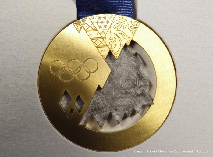 Россия представила медали Игр в Сочи
