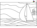 Превью glass pattern 065 Sailboat (700x540, 38Kb)