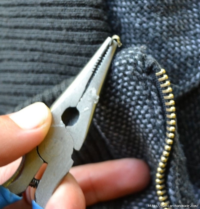 Как починить молнию на куртке, замена ползунка (10) (669x700, 287Kb)