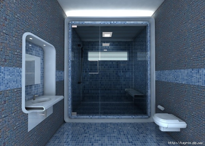 Необычный дизайн интерьера ванных 17 (700x499, 263Kb)