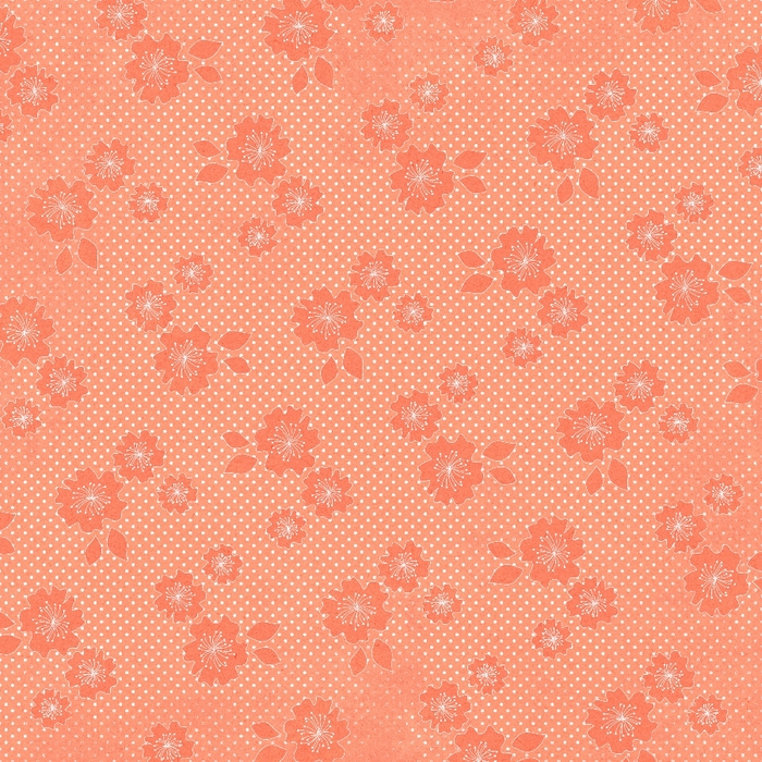 karen funk_free love_coral floral dot paper (700x700, 517Kb)