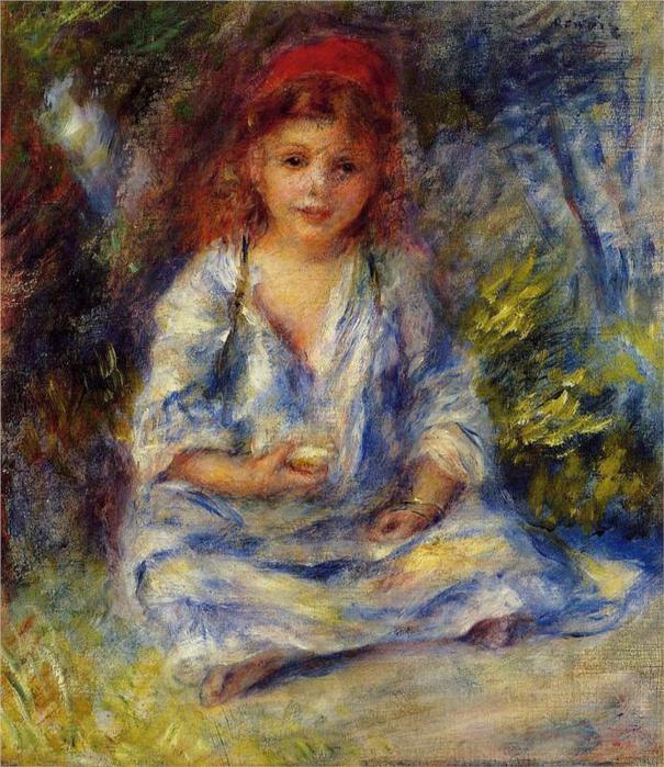Маленькие алжирской Girl, 1881 (605x700, 94Kb)