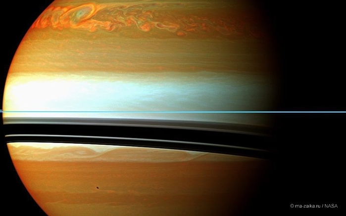 Потрясающие снимки спутником Кассини планеты Сатурн