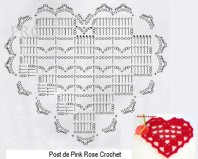 Coração de Croche - Crochet Heart   GR (645x516, 352Kb)
