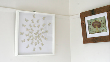 Бумажные бабочки в интерьере. Шаблон бабочки (6) (367x208, 119Kb)