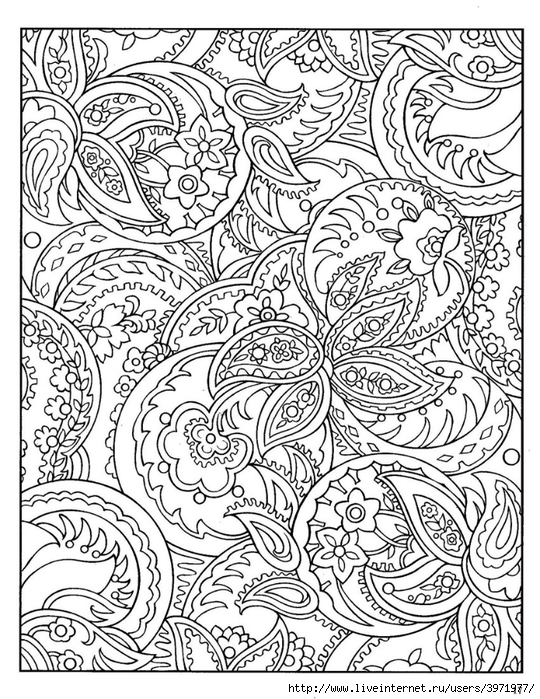 paisley designs coloring pages page 29 - photo #16