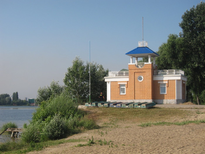 Лодочная станция на правом берегу р.Воронеж