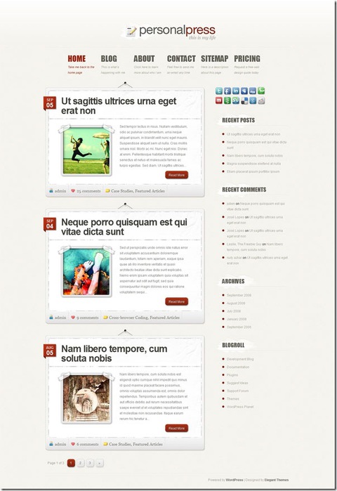 personalpress wordpress