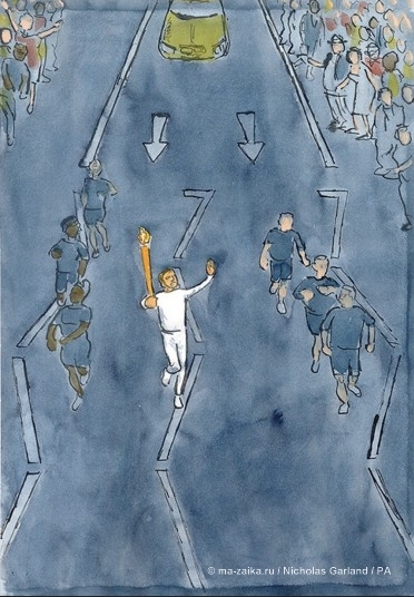 Рисование Олимпиады от Николая Гарланда