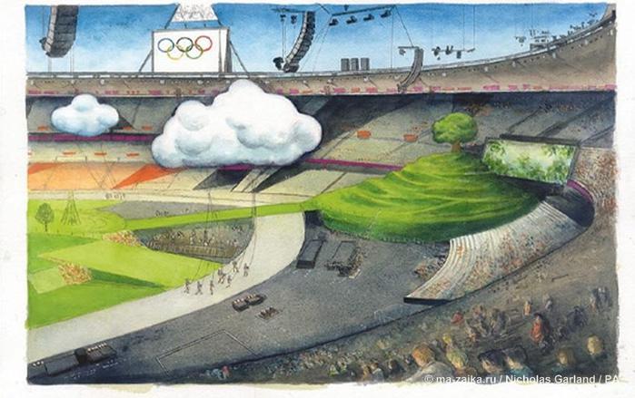 Рисование Олимпиады от Николая Гарланда