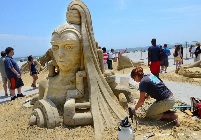 Лучшие песочные скульпторы собрались в Атлантик-Сити