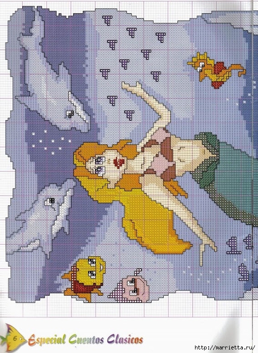 схемы вышивки героев диснеевских мультфильмов (6) (512x700, 355Kb)