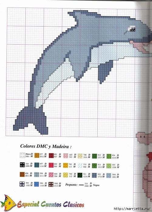 схемы вышивки героев диснеевских мультфильмов (8) (501x700, 247Kb)