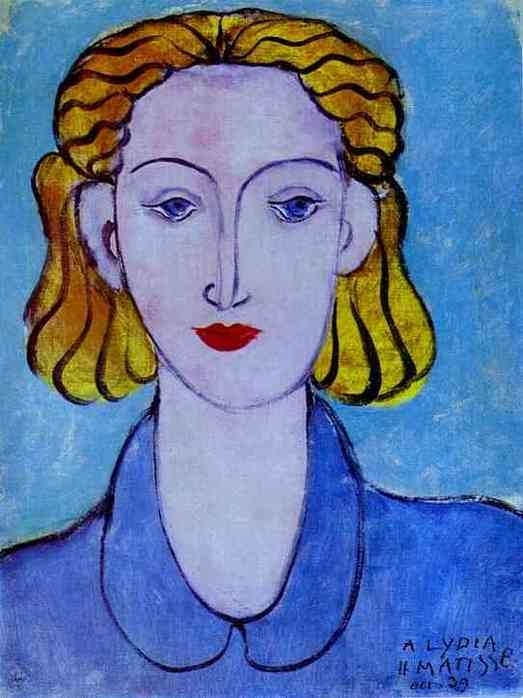 Девушка в голубой блузке (Портрет Лидии Делекторской, помошницы художника) (523x698, 162Kb)