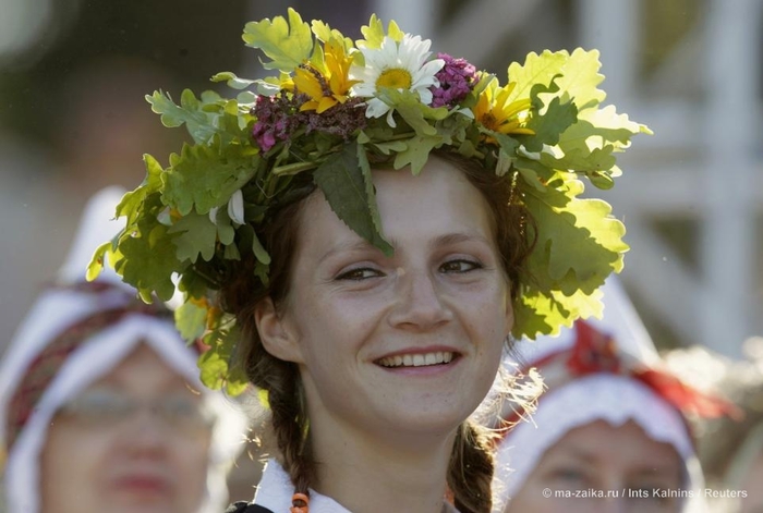 Праздник песни и танца в Латвии