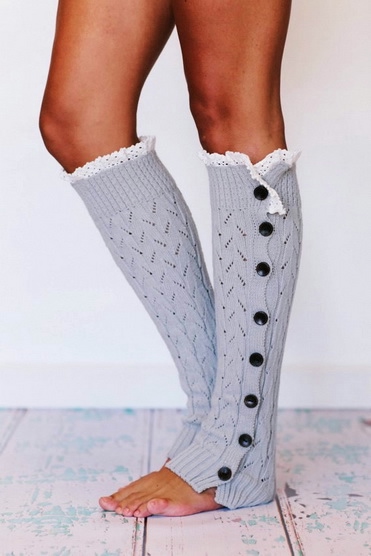 lacy knitted leg warmers button down platinum gray lwk1-03-f14584 (371x556, 92Kb)