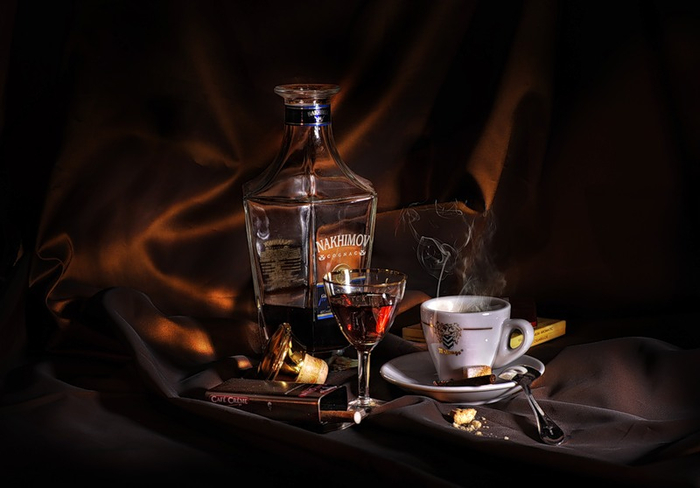 coffee, cognac, cup, glass, , , , , , ,  #435004 - www.GdeFon.ru