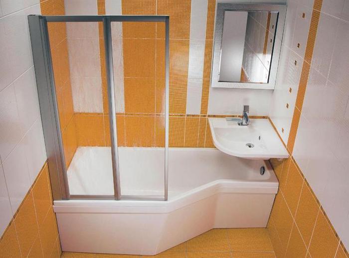 Дизайн небольшой ванной комнаты (фото, видео)