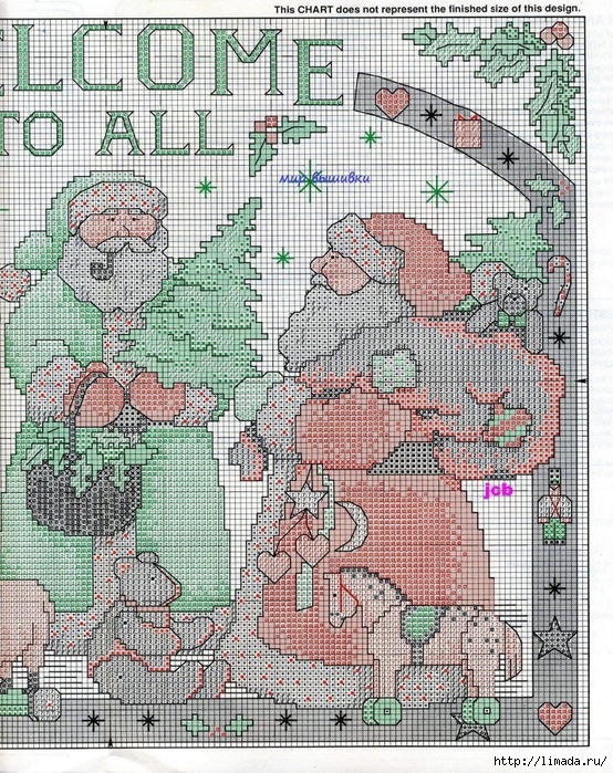 Christmas welcome 2 (554x700, 517Kb)