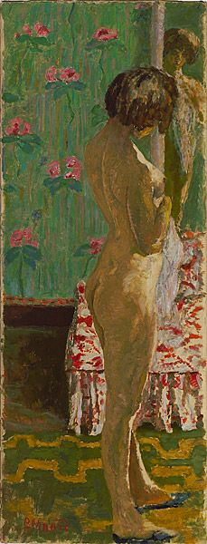Pierre Bonnard - Woman in front of a mirror .1908 (229x600, 165Kb)
