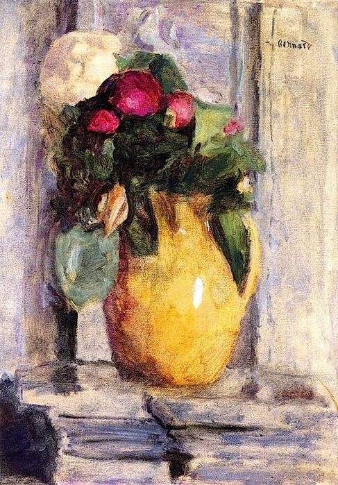 Pierre BonnardThe Yellow Pot Pierre Bonnard - 1920 (487x700, 467Kb)