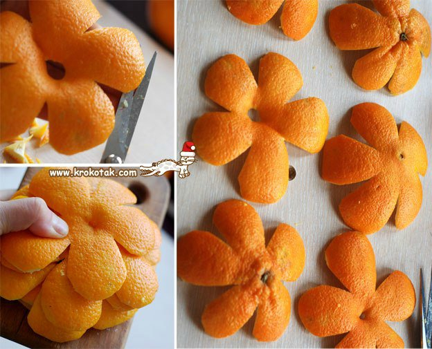 Украшение из апельсинов мастер класс