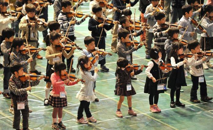 Обучение игре на скрипке 2000 юных скрипачей