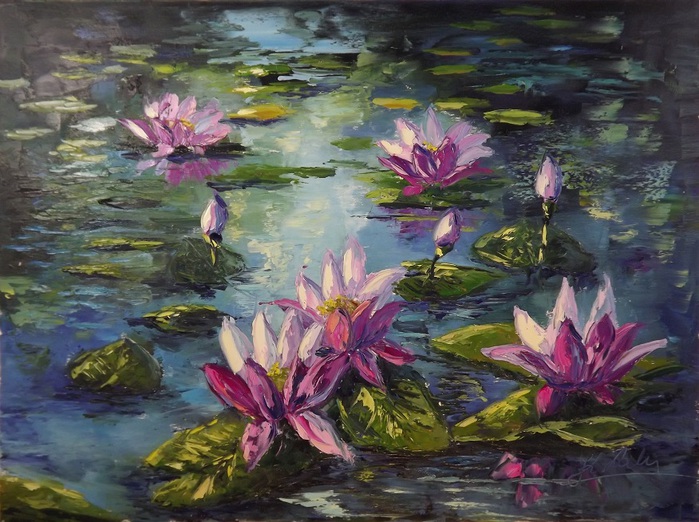 waterlilies_by_kasia1989-d5mg75v (700x522, 152Kb)