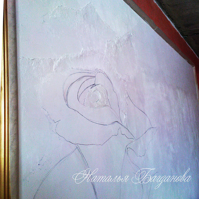 Текстурная паста для скульптурной живописи Evgenia Ermilova™ Чайная роза
