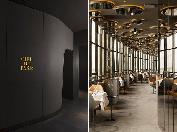 креативный дизайн интерьера ресторан Ciel de Paris 1 (600x448, 87Kb)