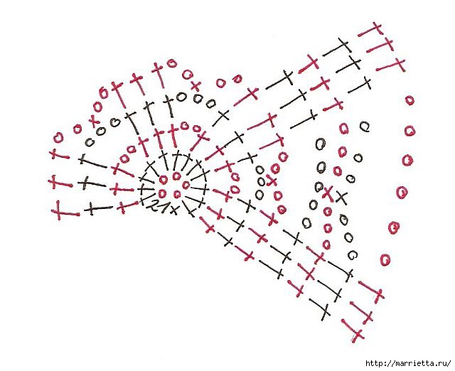 схемы для обвязки крючком пасхальных яиц  (4) (640x522, 117Kb)