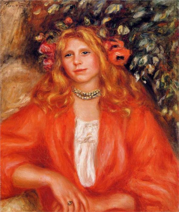 Женщина в красной блузке, 1908 (591x700, 70Kb)