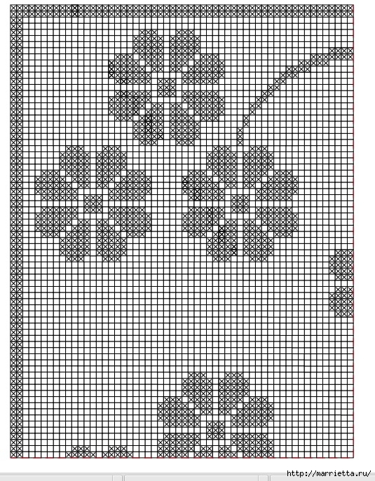 Вяжем скатерти и украшаем подушку крючком. Схемы (11) (535x686, 456Kb)