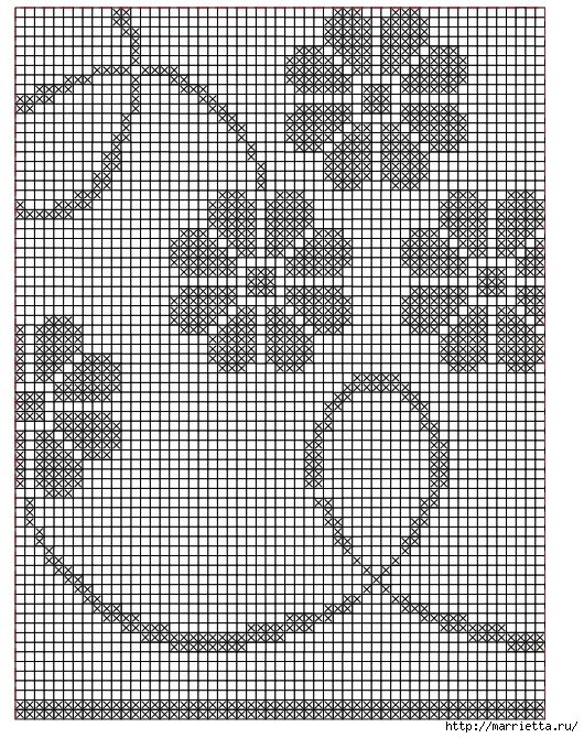 Вяжем скатерти и украшаем подушку крючком. Схемы (18) (530x670, 449Kb)