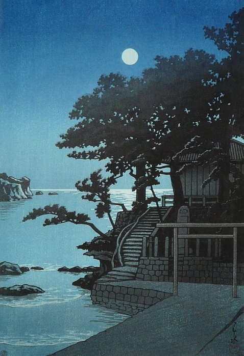Hasui Kawase. Мемориал в г.Симода, 1937 (478x700, 256Kb)