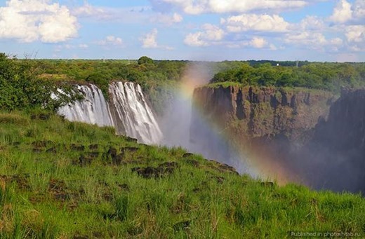 Фотографии Купели Дьявола на водопаде Виктория в Африке