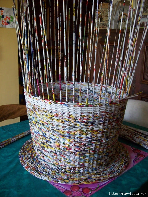плетение из газетных трубочек (20) (480x640, 329Kb)