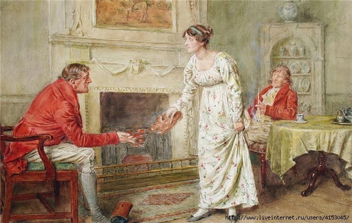 George Goodwin Kilburne, R.I., (700x444, 274Kb)