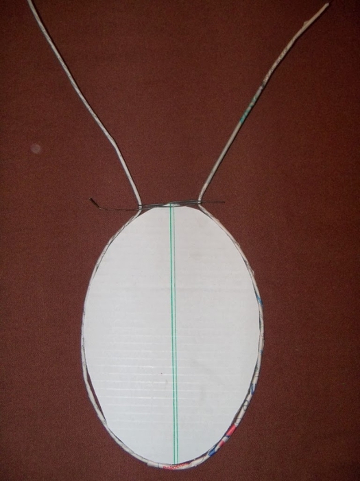 Плетение из газет. Декоративная ложка с подсолнухом в технике канзаши (22) (525x700, 208Kb)