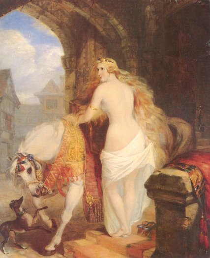 Marshall Claxton. Lady Godiva. 1850. (427x525, 46Kb)