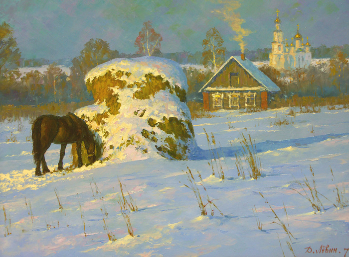 Рождественский вечер (700x517, 517Kb)
