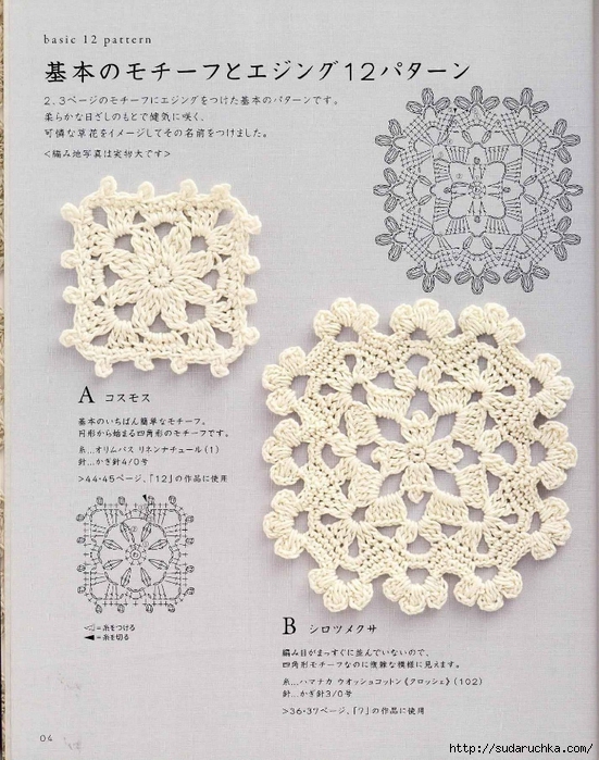 Note Crochet Motif and Edging_5 (551x700, 318Kb)