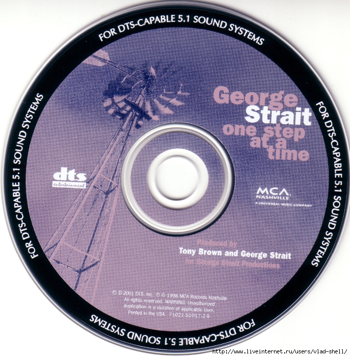 george strait-one step at a time-disc (686x700, 460Kb)